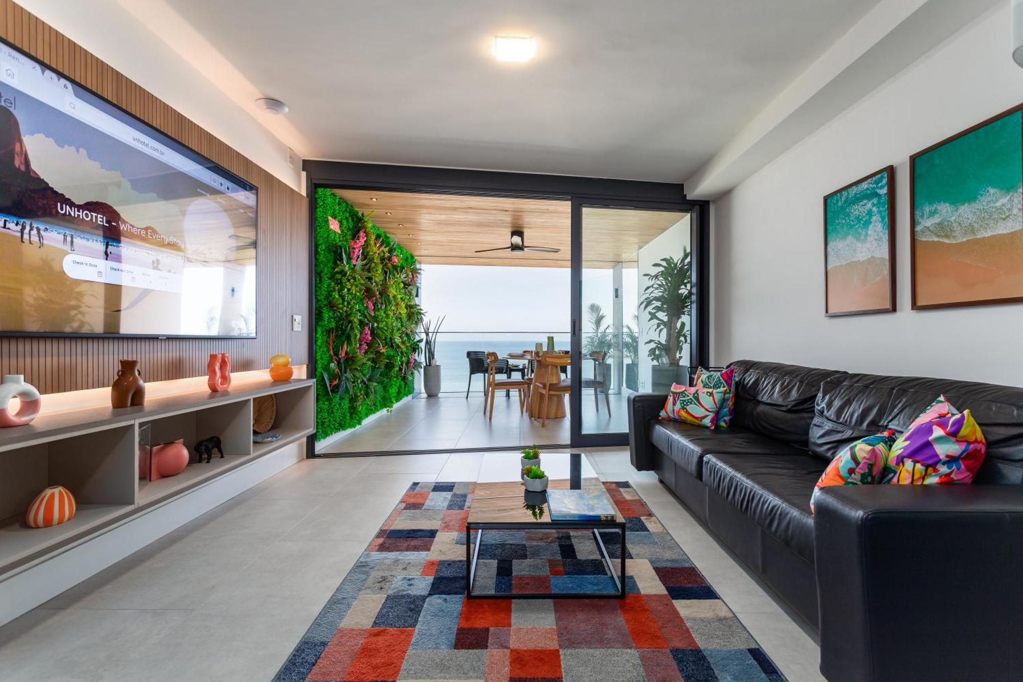 Unhotel - Luxuosos Apartamentos Na Atlantica A Beira-Mar, Copacabana 리오데자네이루 외부 사진