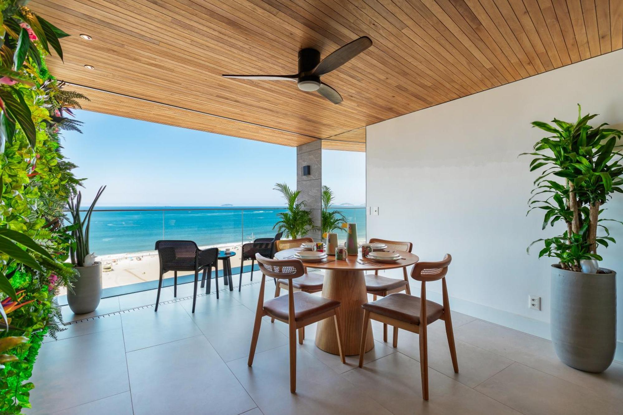 Unhotel - Luxuosos Apartamentos Na Atlantica A Beira-Mar, Copacabana 리오데자네이루 외부 사진
