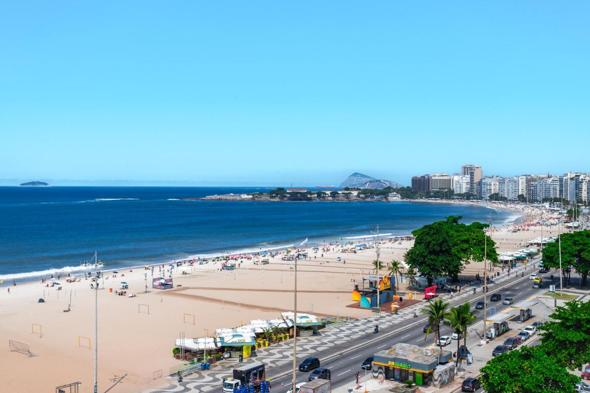 Unhotel - Luxuosos Apartamentos Na Atlantica A Beira-Mar, Copacabana 리오데자네이루 외부 사진