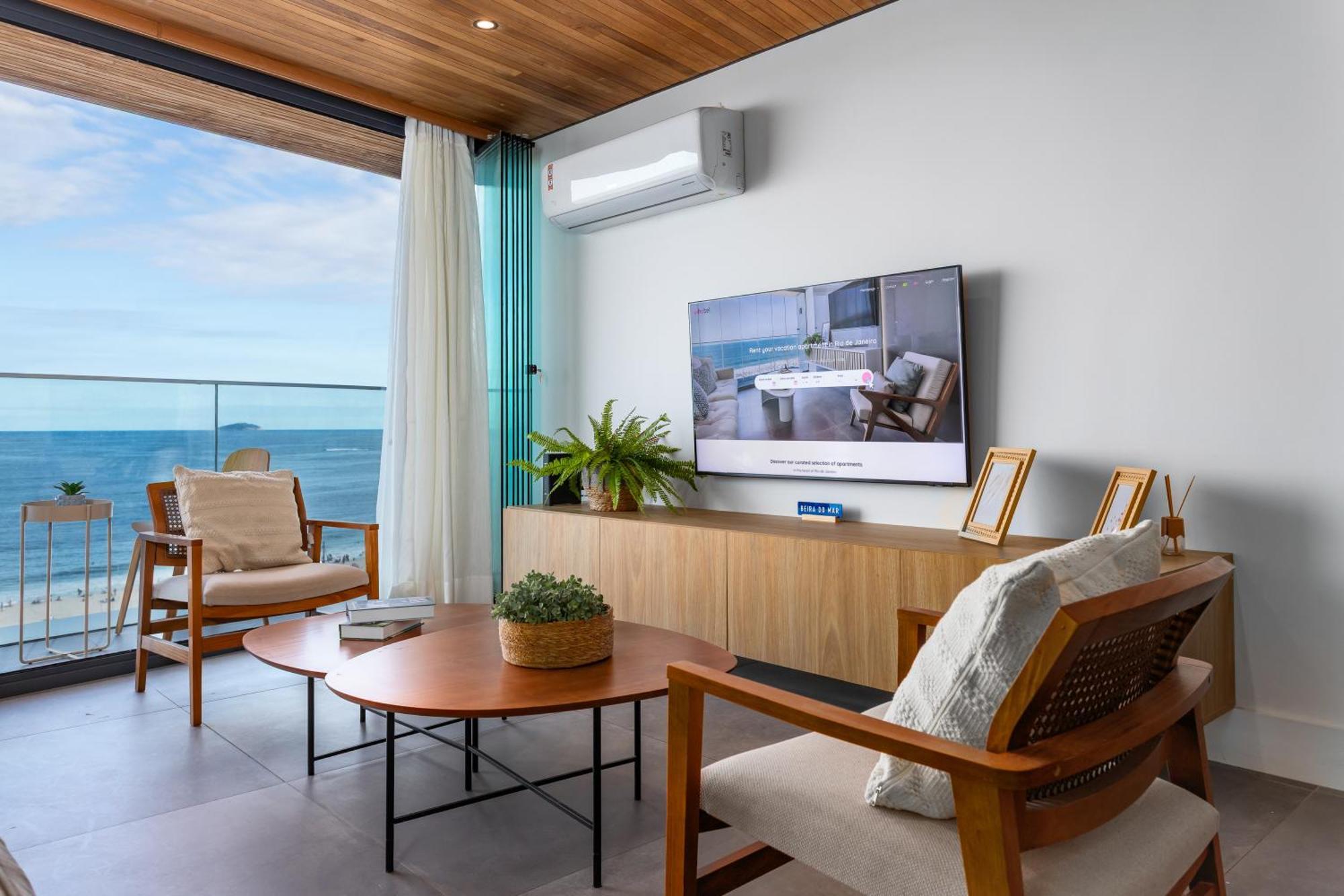 Unhotel - Luxuosos Apartamentos Na Atlantica A Beira-Mar, Copacabana 리오데자네이루 외부 사진