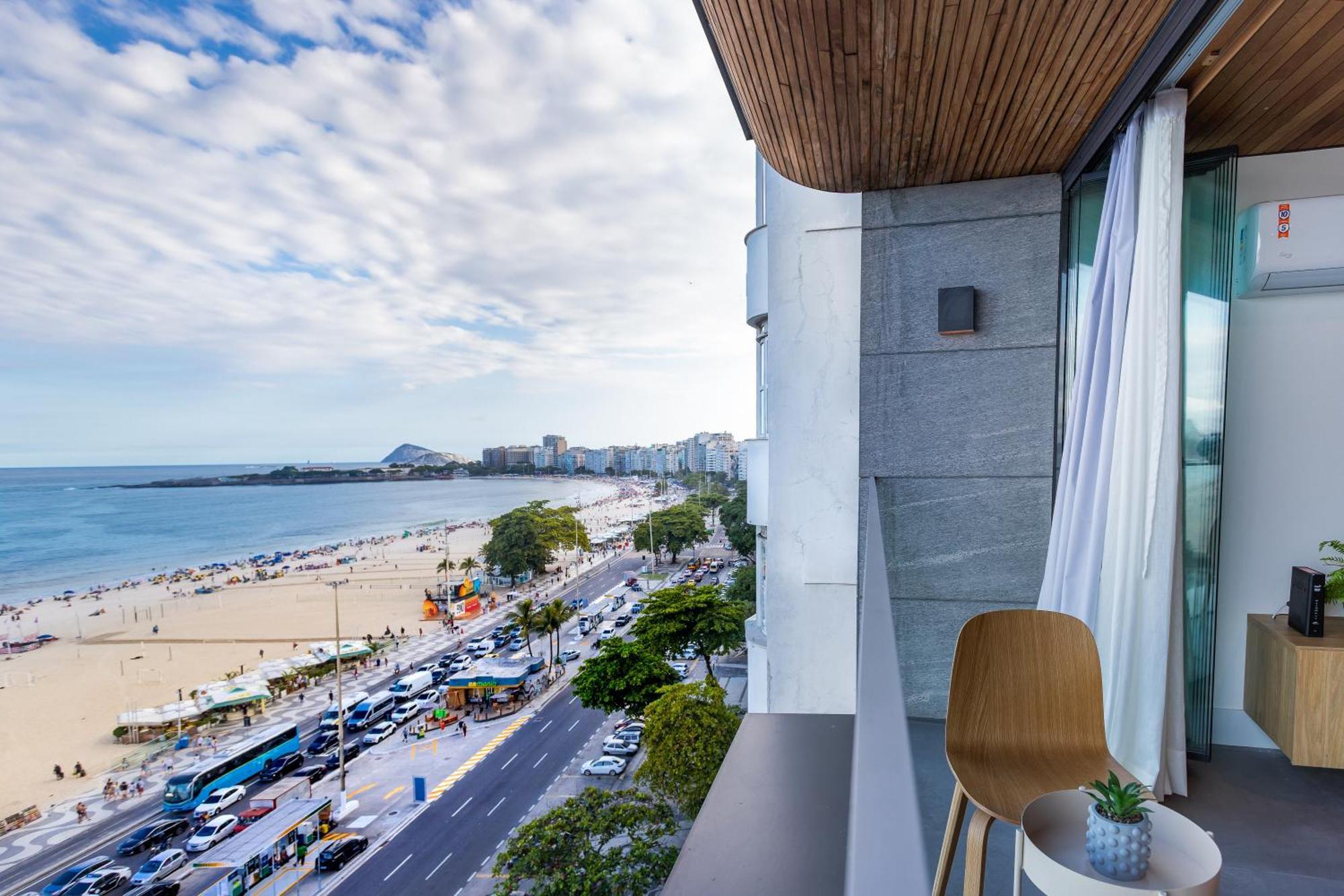 Unhotel - Luxuosos Apartamentos Na Atlantica A Beira-Mar, Copacabana 리오데자네이루 외부 사진